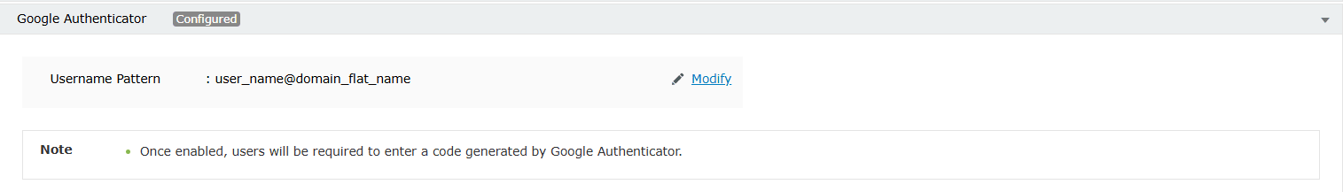 Modifying google authenticator in ADSelfServicePlus