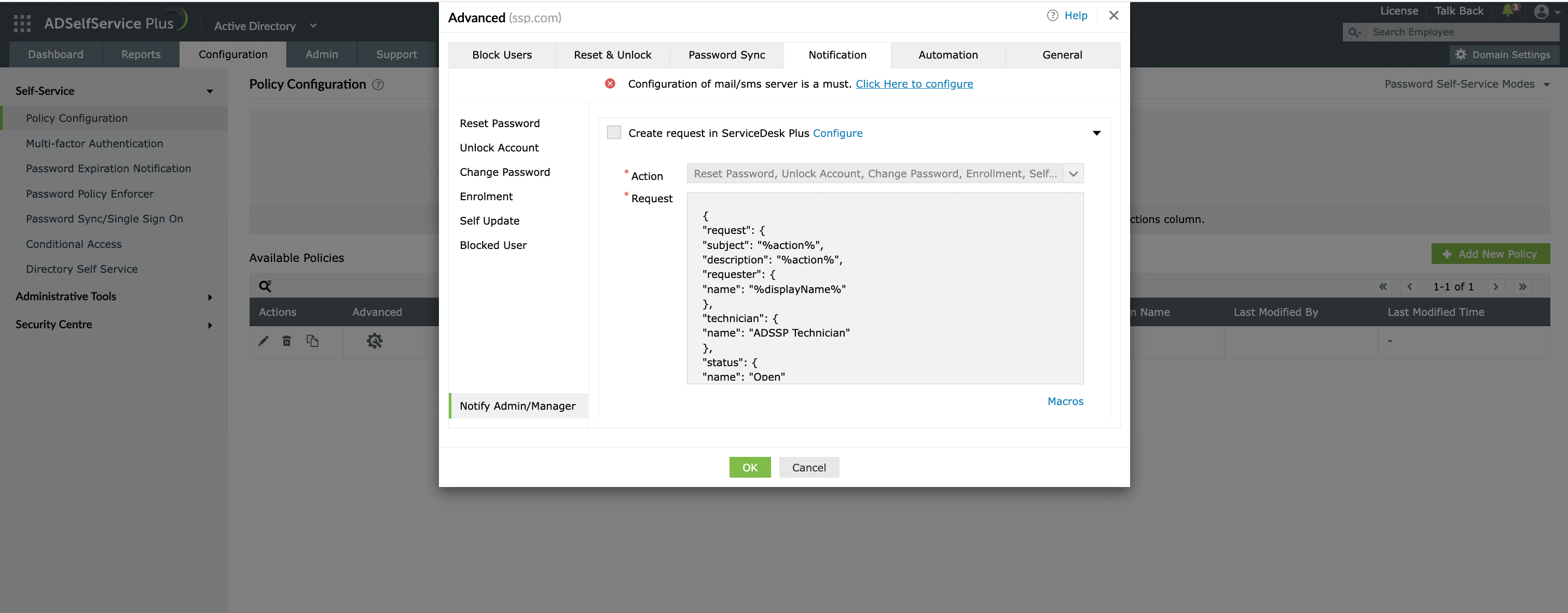 integration settings screenshot 4