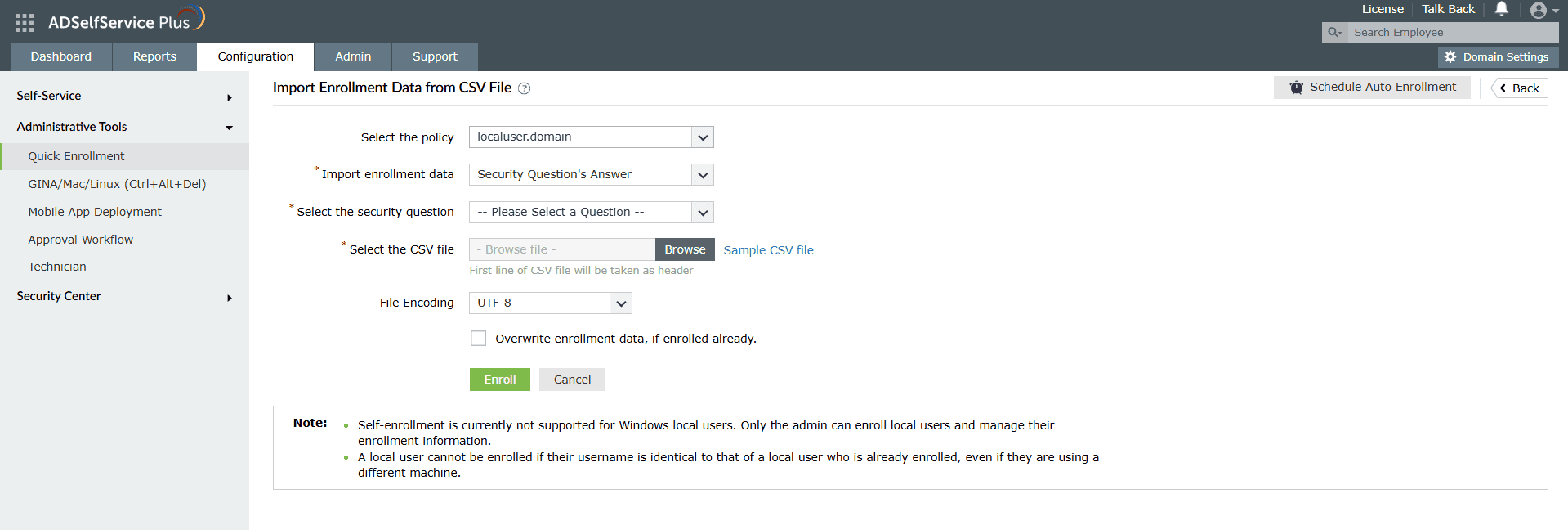 MFA For Windows Local Users