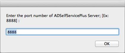 Mac OS X Login Agent Installation - Port Number