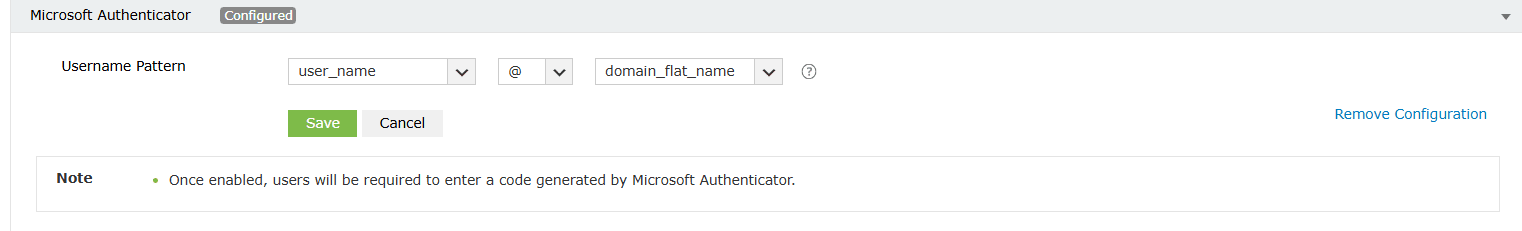 Microsoft authenticator in ADSelfServicePlus