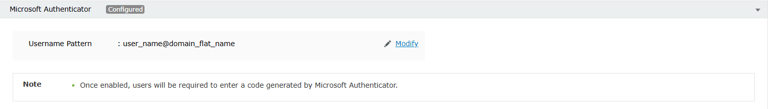 Modifying microsoft authenticator in ADSelfServicePlus