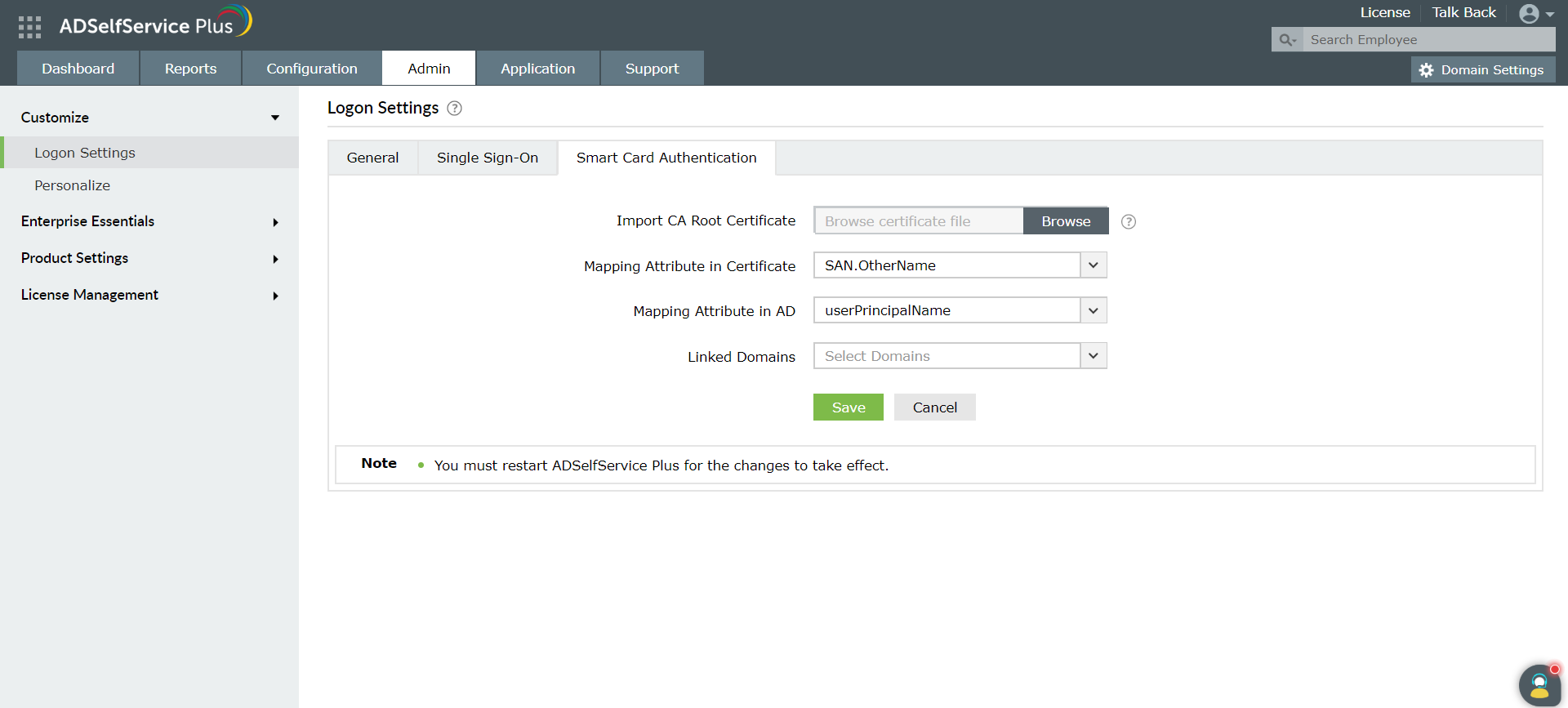 Smart Card Authentication