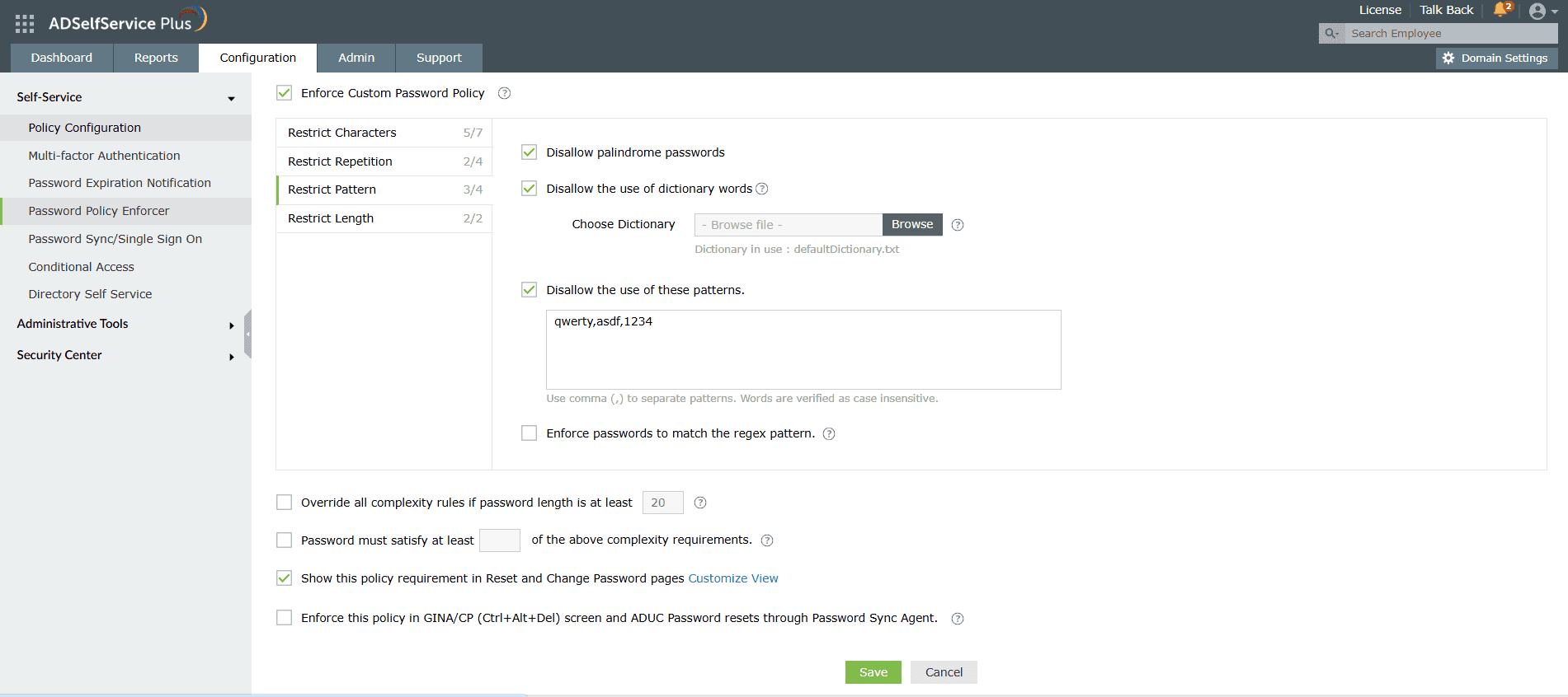 Password Policy Enforcer