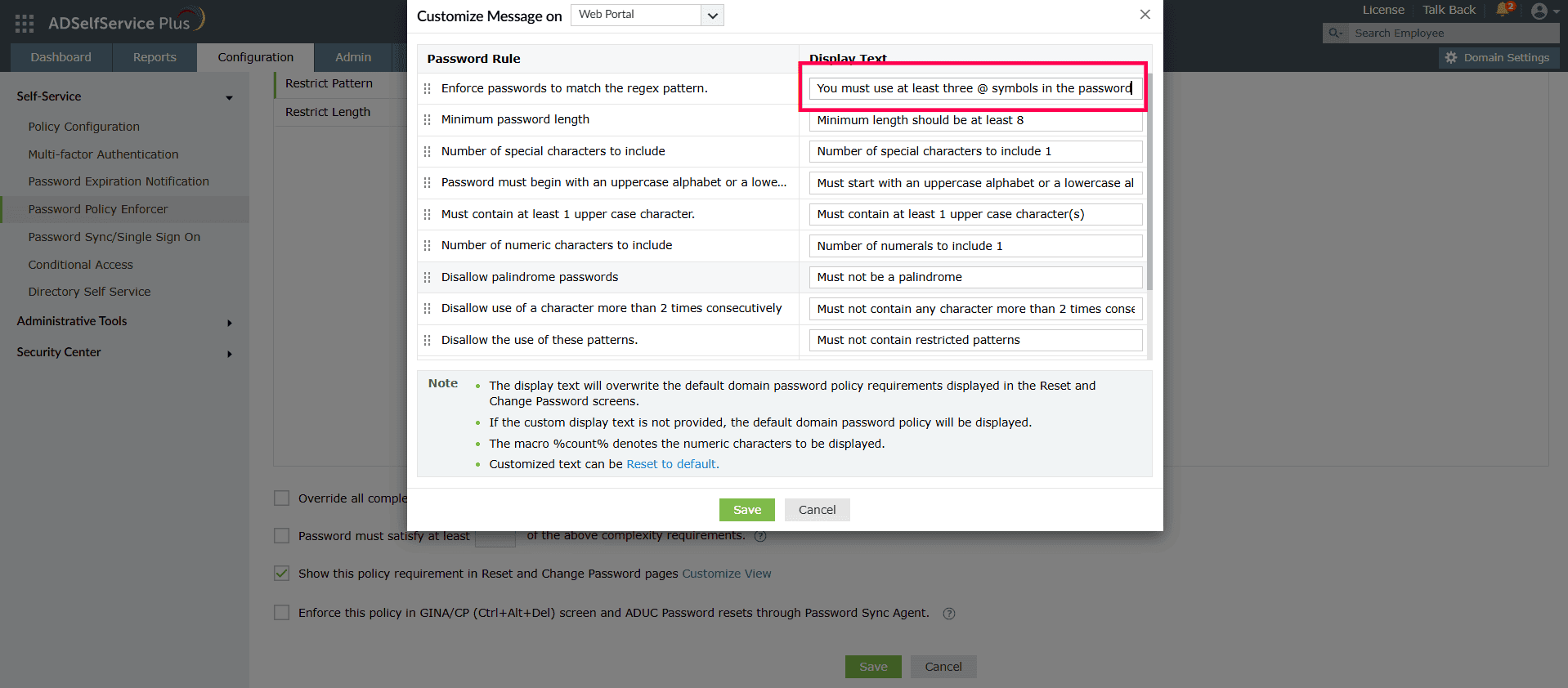 Password Policy Enforcer