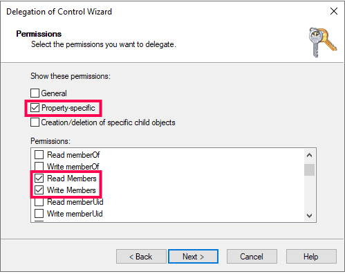 required privileges and permissions active directory 22