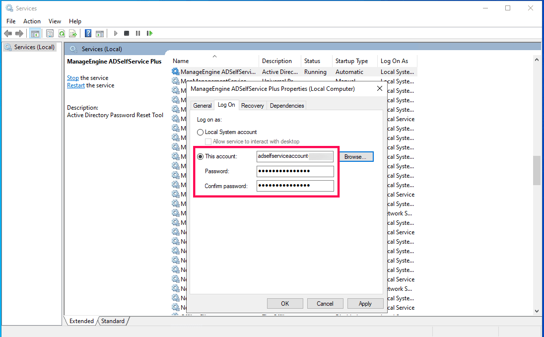 required privileges and permissions active directory 25