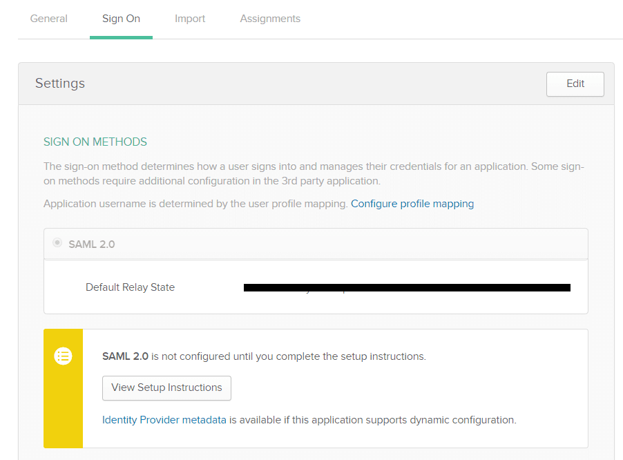 SAML Authentication