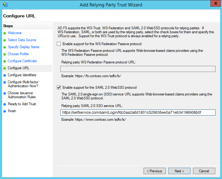 SAML Authentication