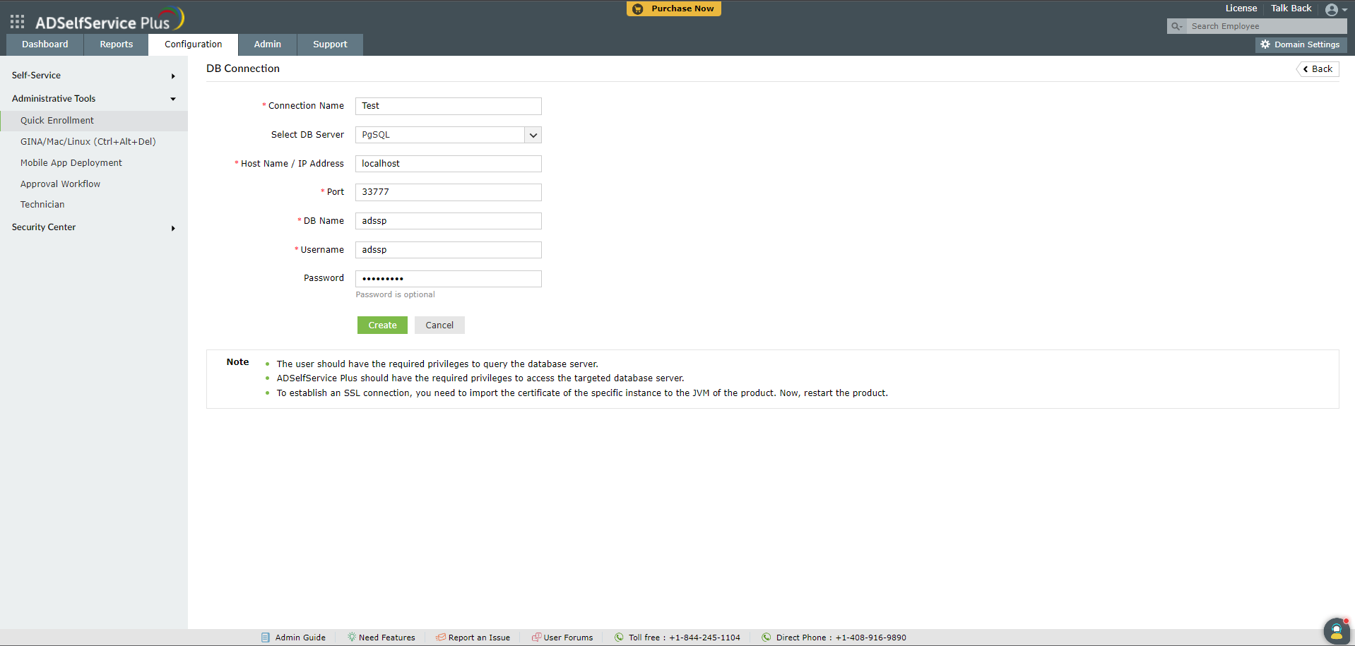 steps-for-establishing-a-connection-with-the-external-database