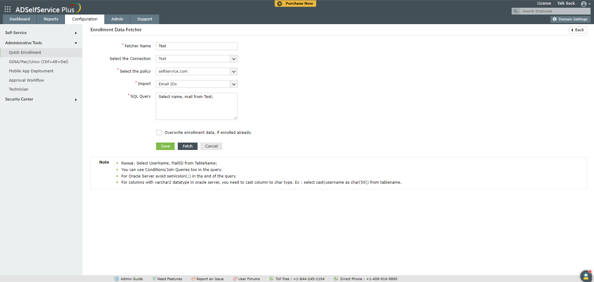 steps-for-establishing-a-connection-with-the-external-database