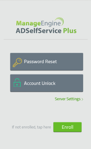 Mobile Active Directory Password Reset