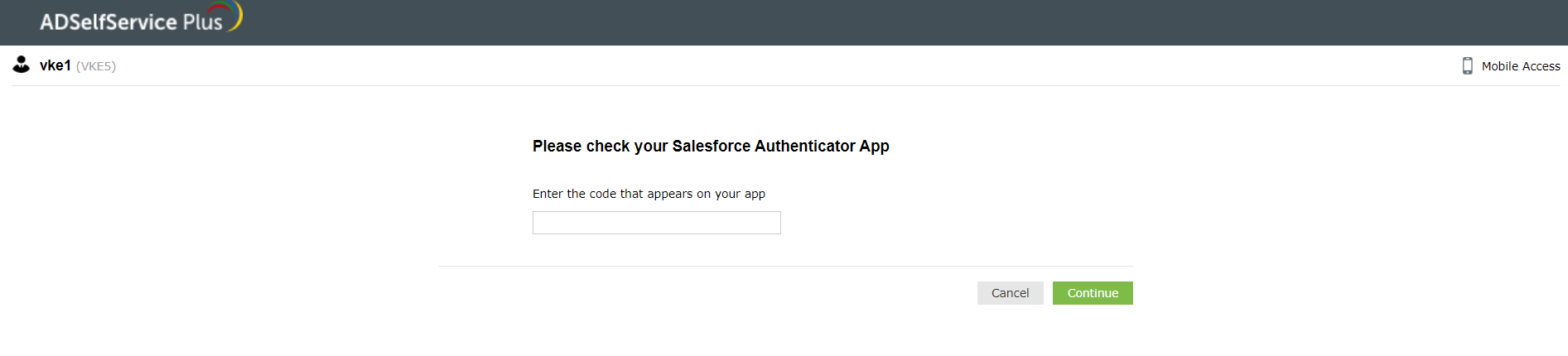 Configuring Salesforce Authenticator for identity verification