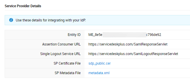 How to configure SSO for ServiceDesk Plus
