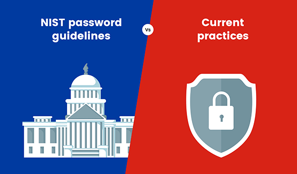 NIST password guidelines vs current industry practices