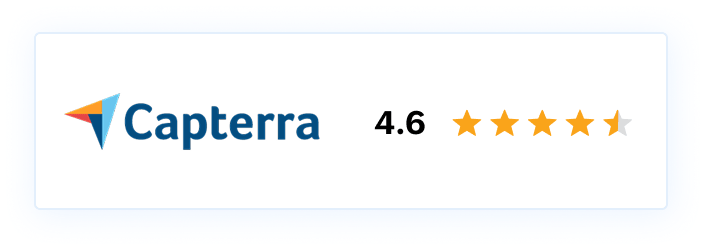 Capterra rating: 4.6 out of 5 stars