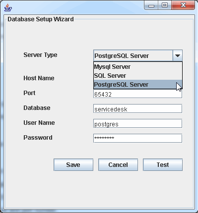 Unable to connect to PostgreSQL DB. Connection Refused