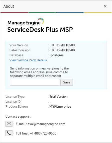 manageengine servicedesk plus free version