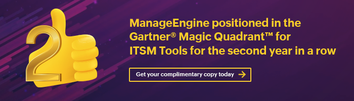 ITSM gartner magic quadrant