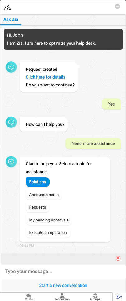 Virtual AI assistant for MSPs