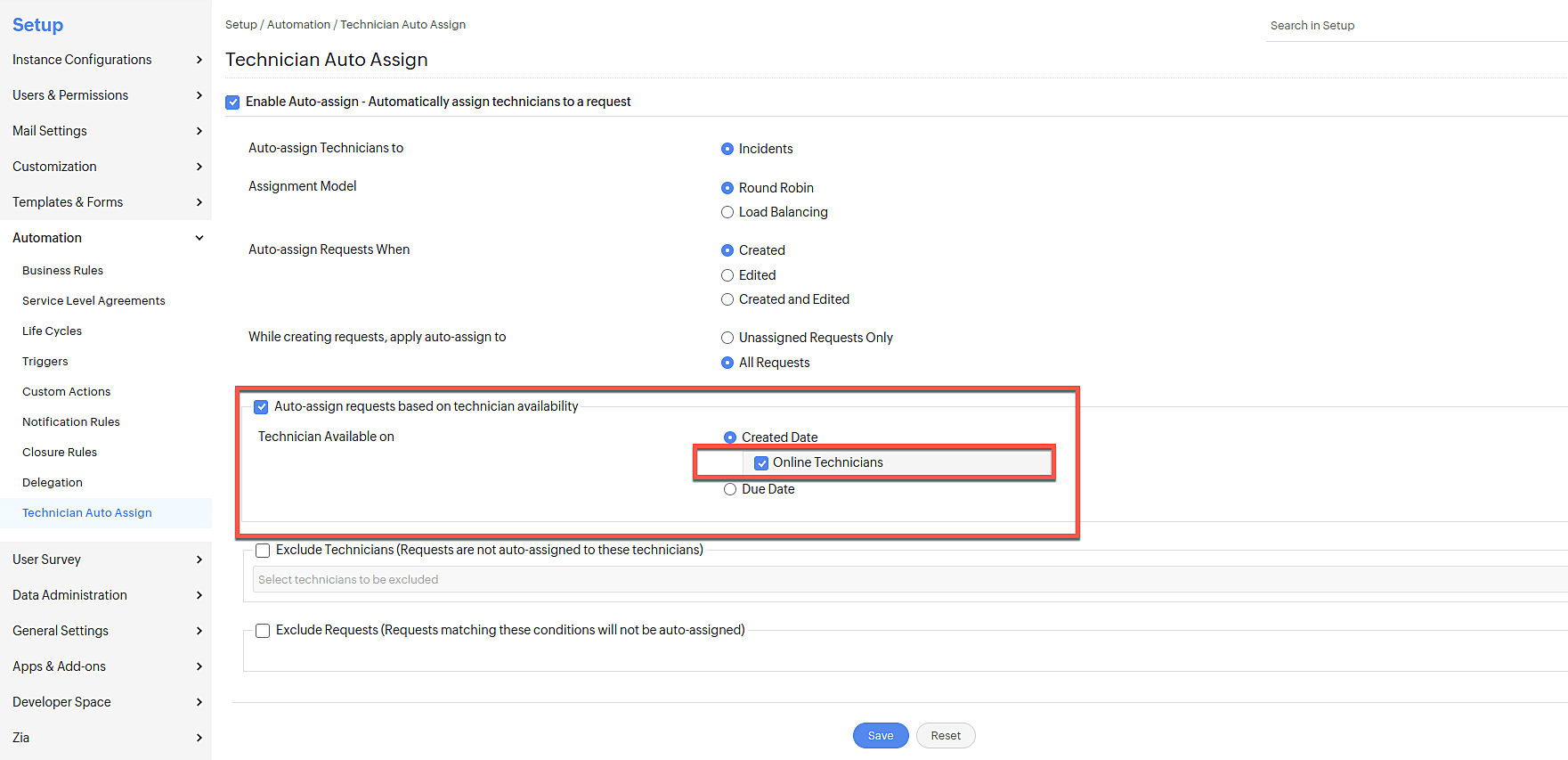 New custom reports module