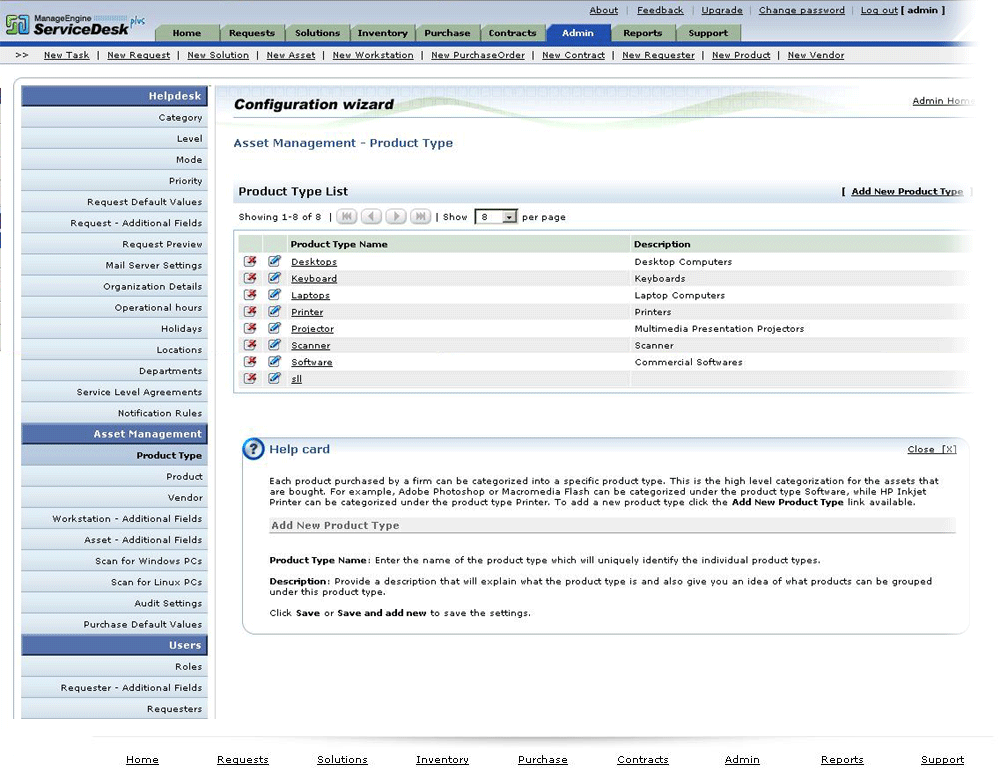 Inventory Catalog, Asset Inventory Management ManageEngine