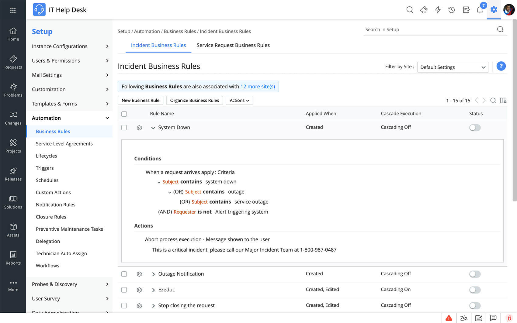 Automate ITSM processes in Government sectors