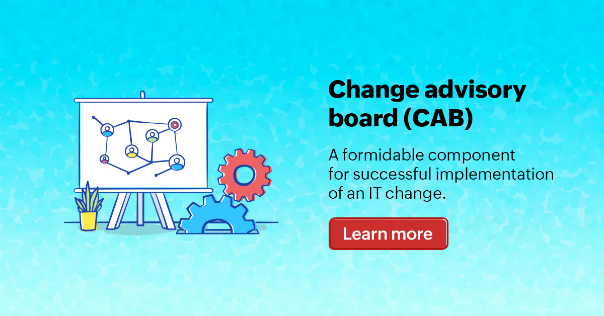 Change Advisory Board (CAB) process & role of ECAB in ITIL