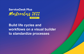 Build life cycles and workflows on a visual builder to standardize processes