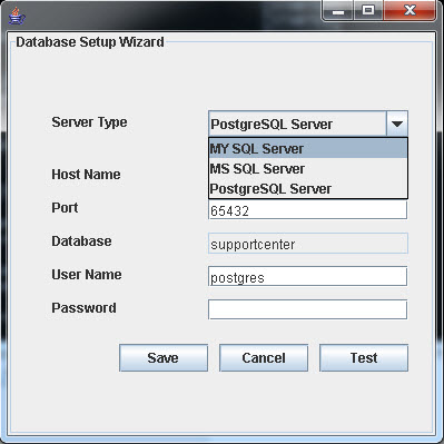 database-selection