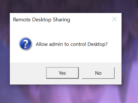 What is remote desktop sharing