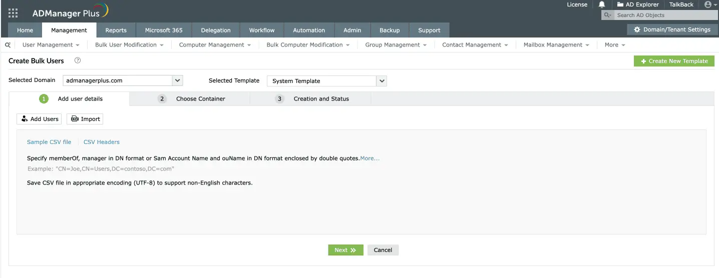 Создание учетных записей пользователей вручную одну за другой и их одновременная подготовка к работе