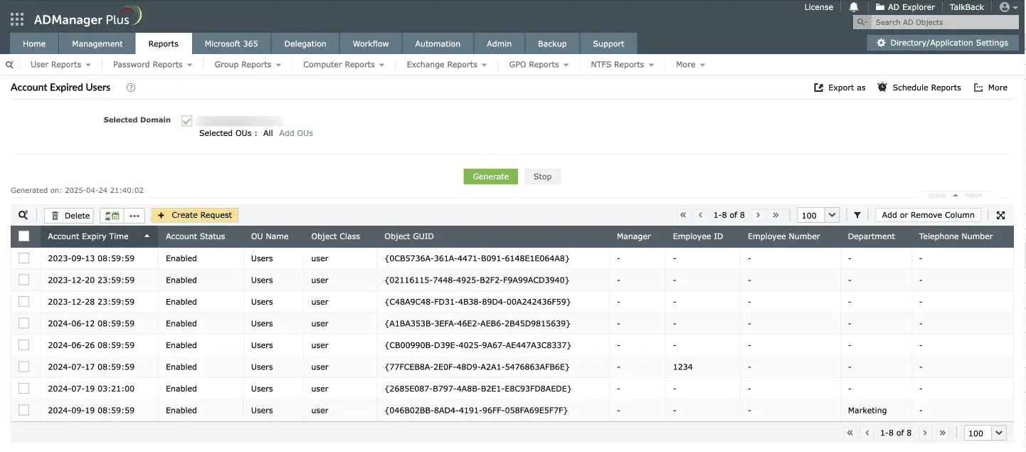 Пользователи, срок действия учетных записей которых недавно истек