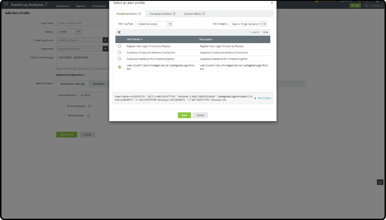 Предварительно заданные отчеты