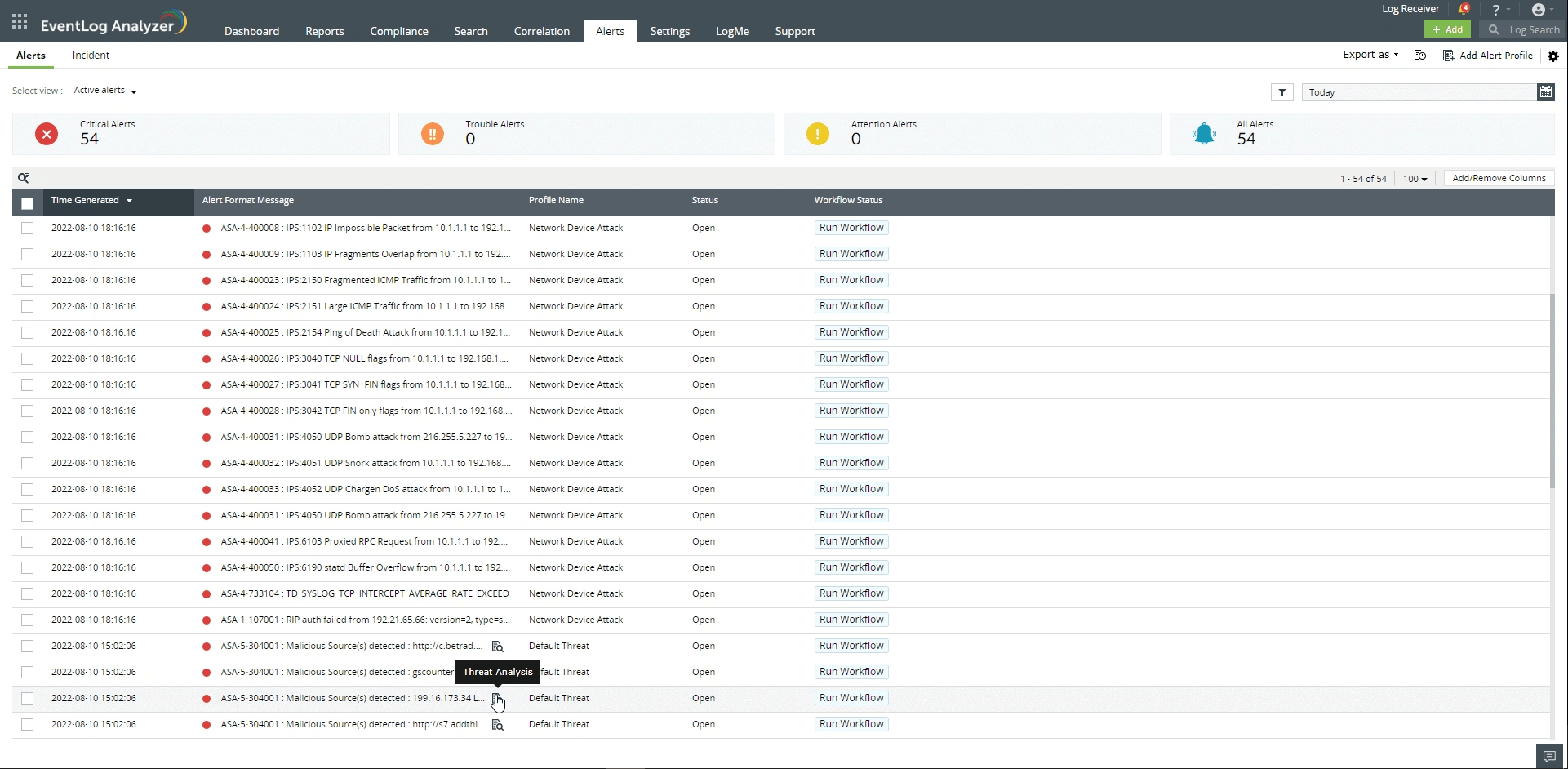 Расширенная аналитика угроз