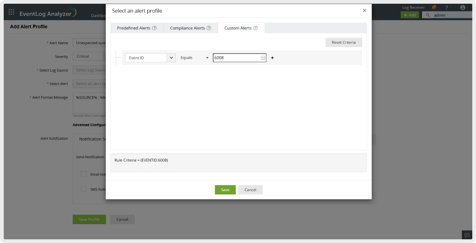 Неожиданное завершение работы системы
