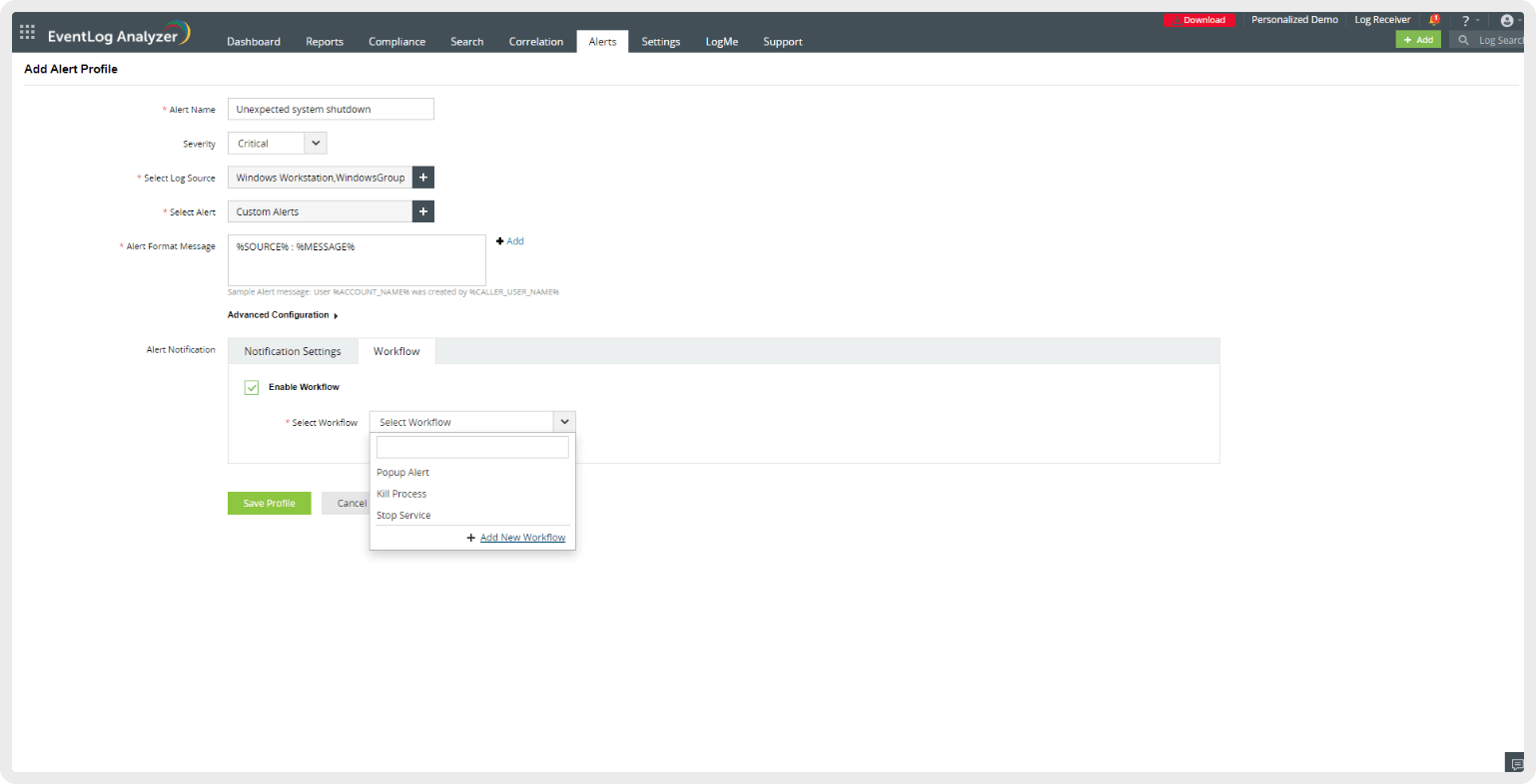 Неожиданное завершение работы системы