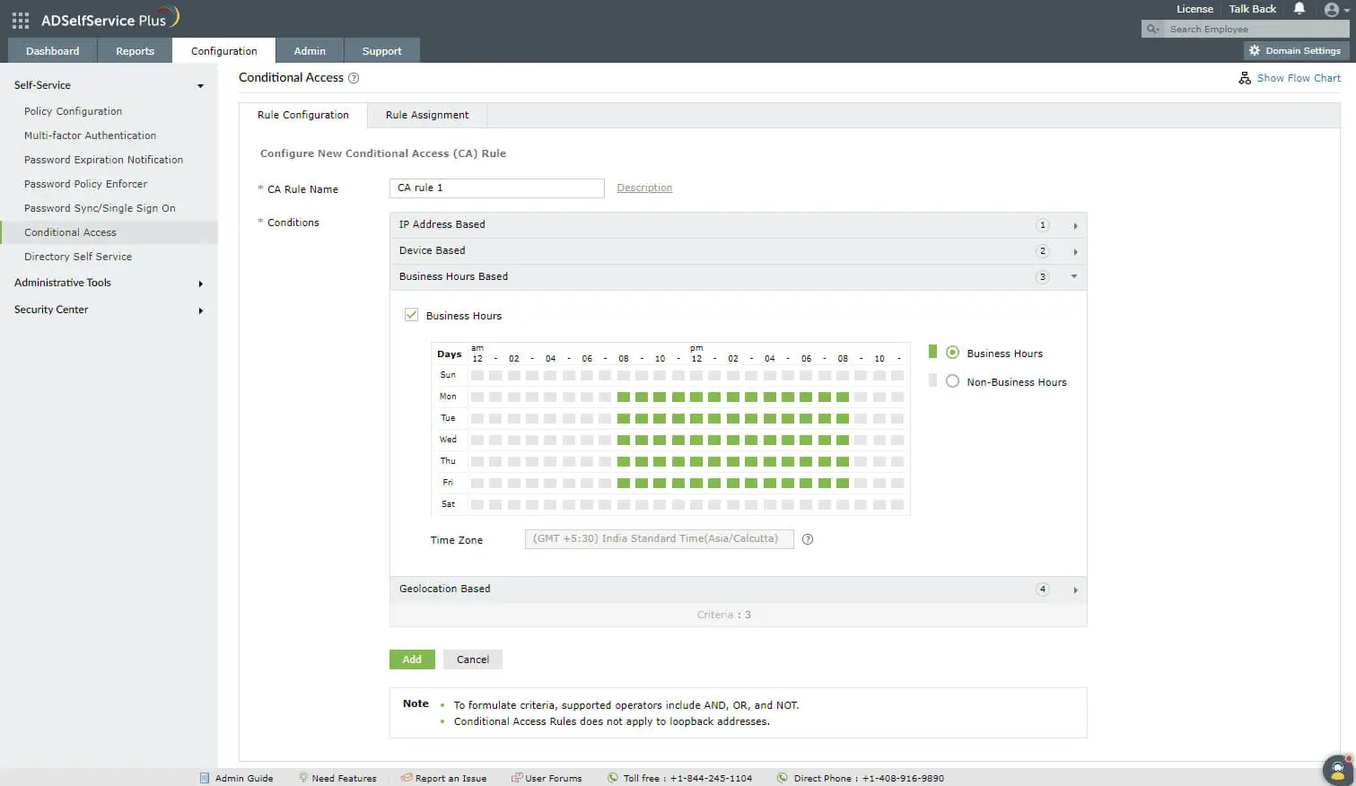 Настройка MFA для безопасного самостоятельного сброса паролей с помощью ADSelfService Plus