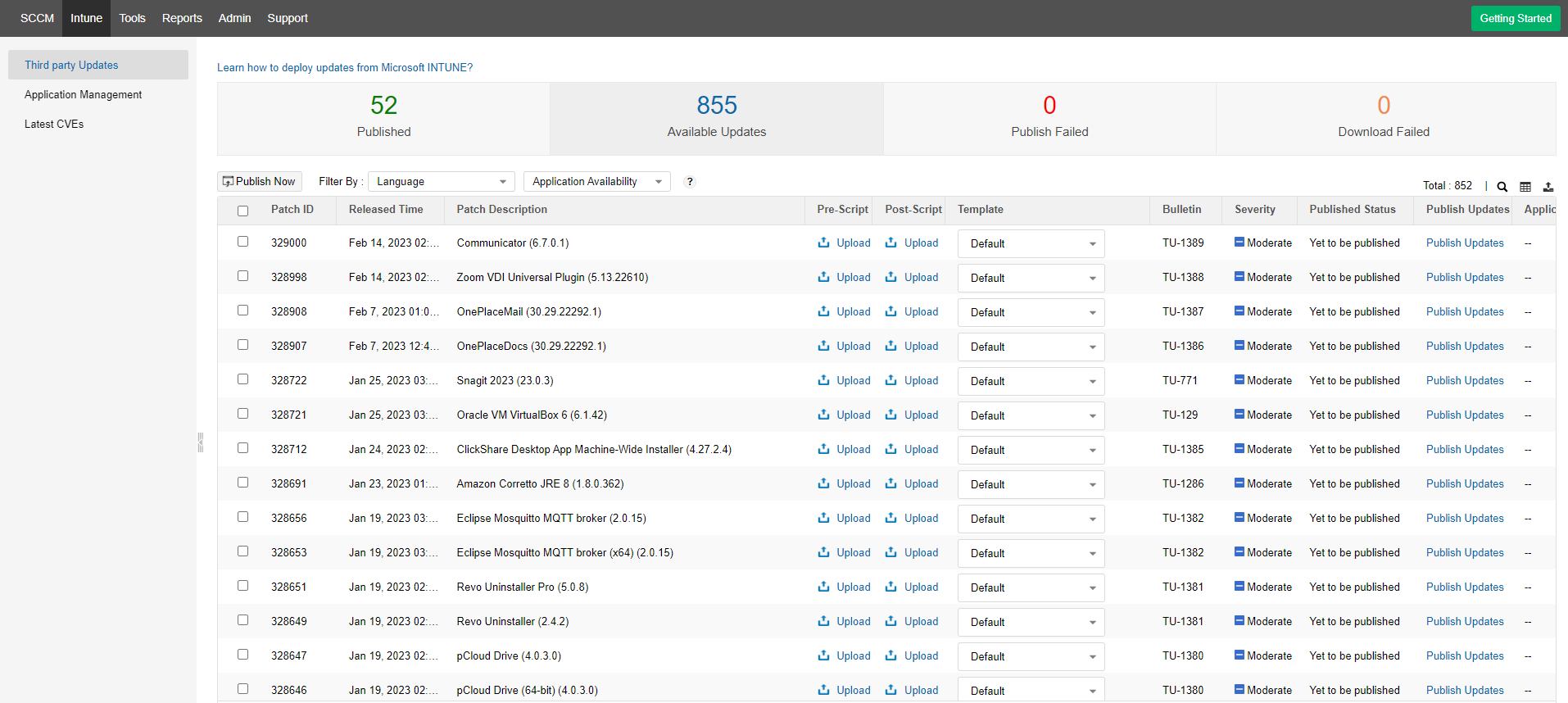 Microsoft Intune Patch Management - ManageEngine Patch Connect Plus