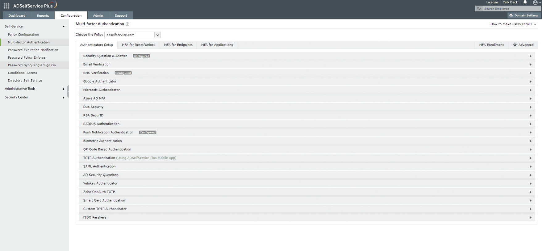 multi-factor authentication configuration1