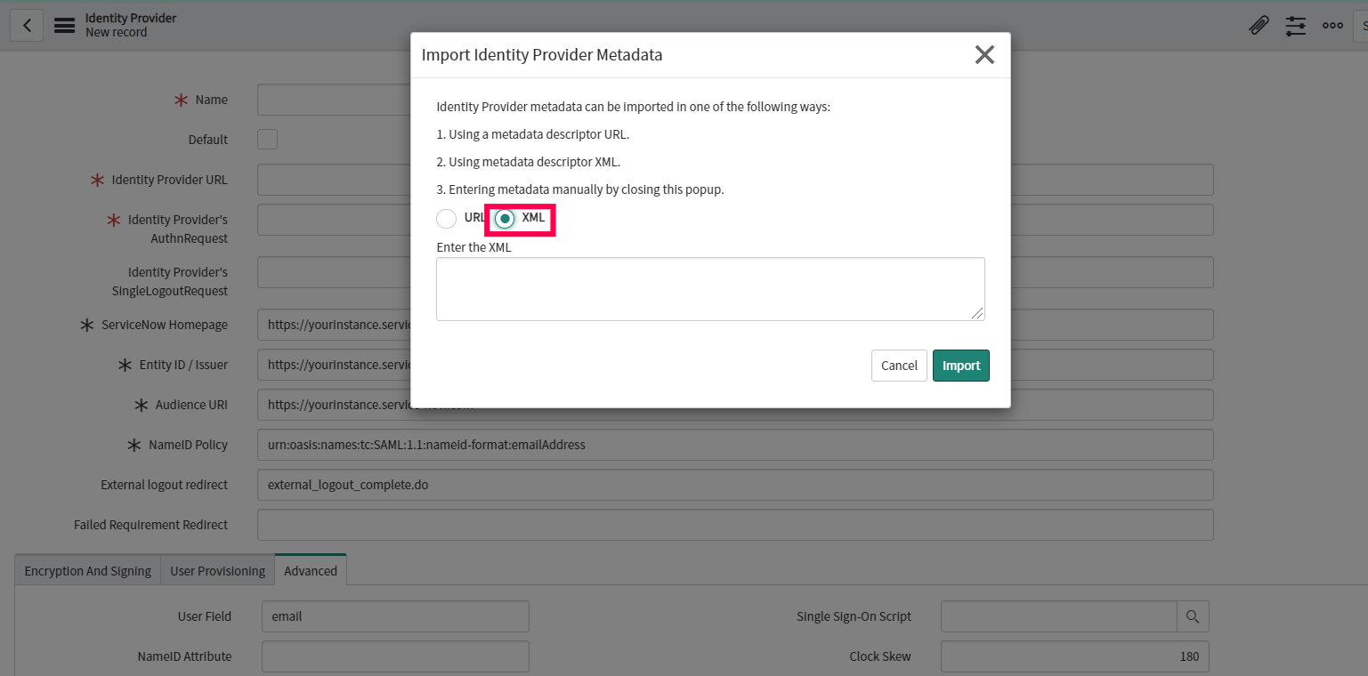 identity-provider-xml-metadata