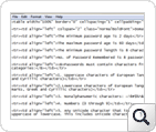 Edit Password Policy html file