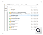 Locate the html file