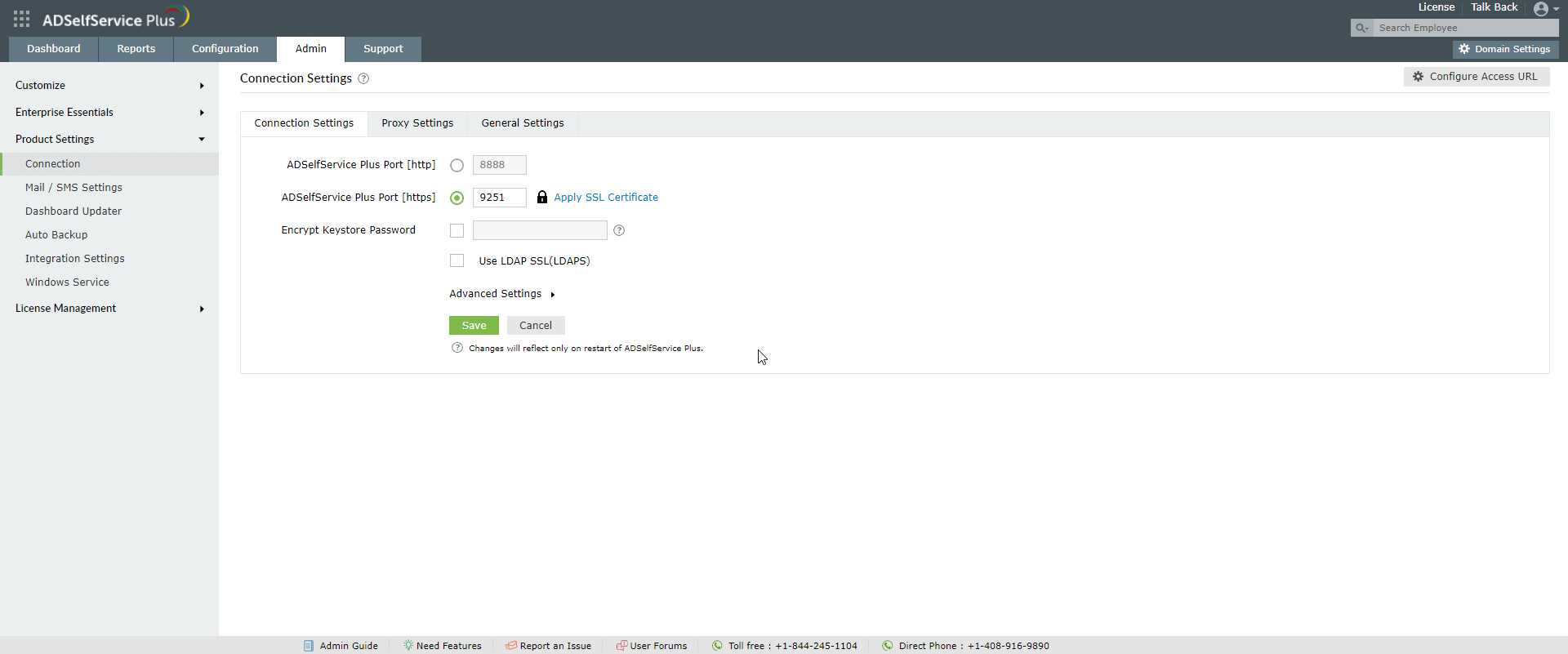 run-adselfservice-server-on-virtual-ip