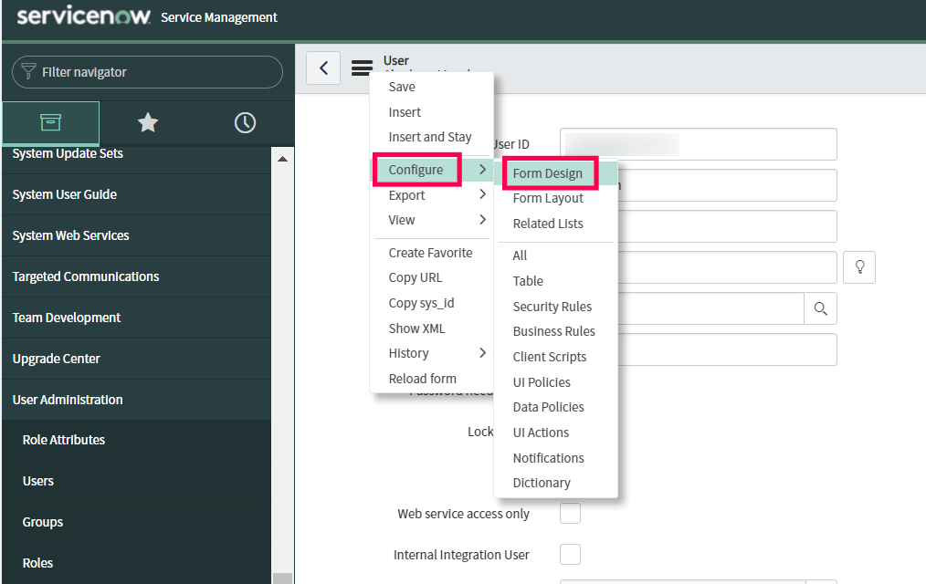 servicenow-design-configuration