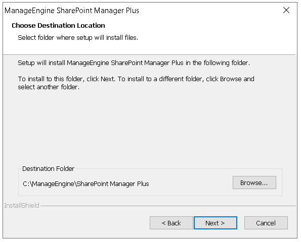 Installing and uninstalling SharePoint Manager Plus