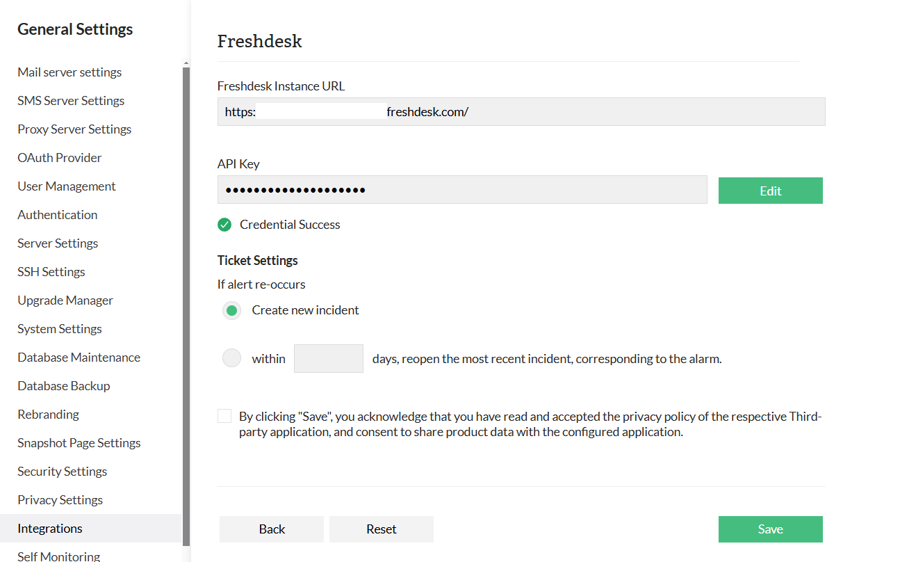 Integrating with Freshdesk