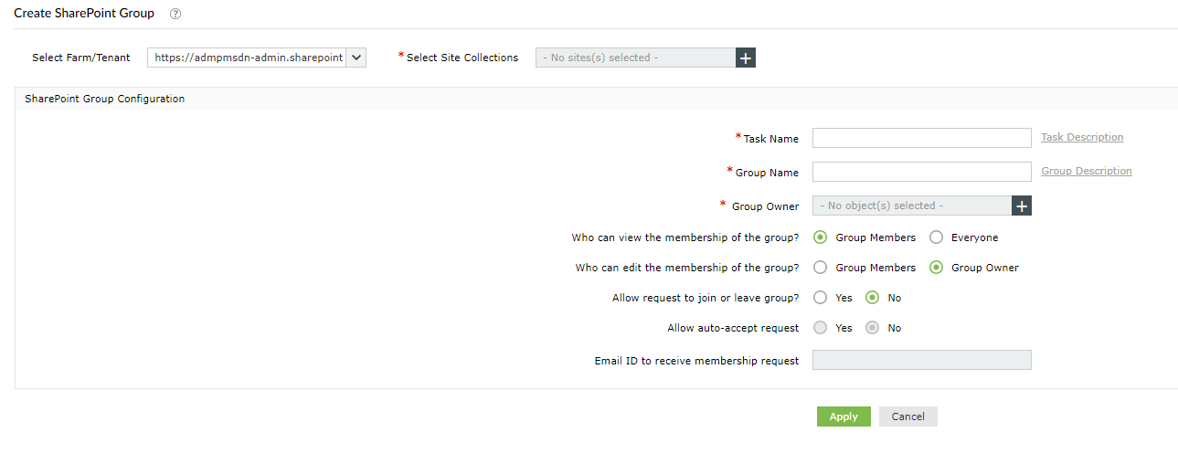 Gestion SharePoint Online | SharePoint Manager Plus