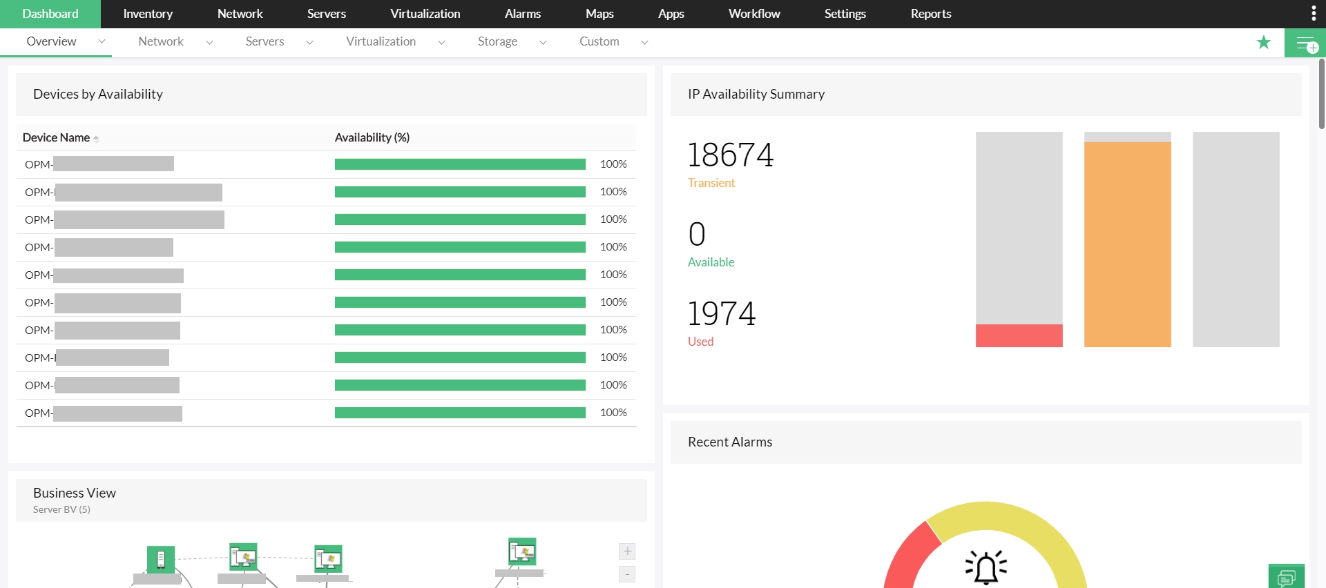 UIM Monitoring - ManageEngine OpManager Nexus
