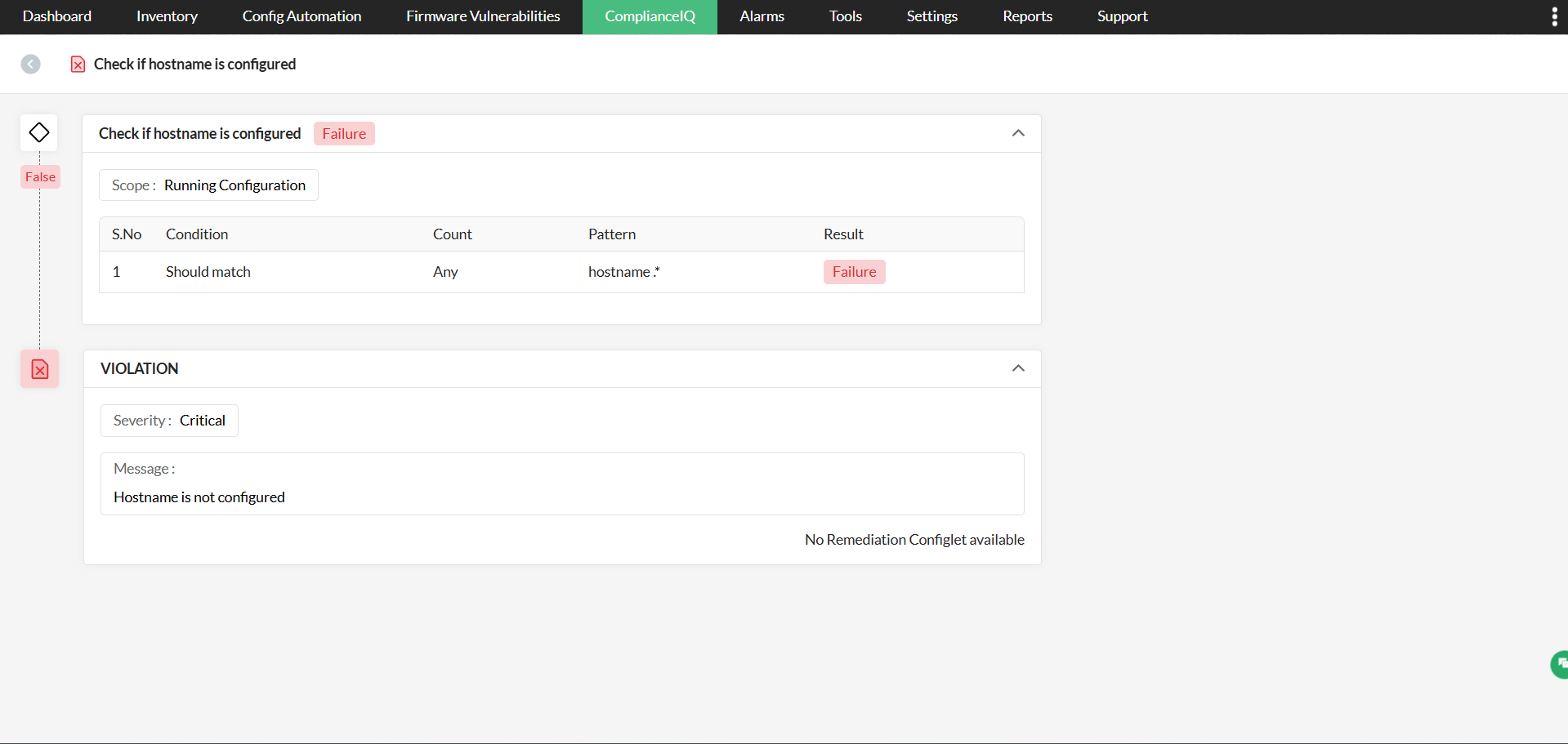 Network disaster recovery due to violationofindustrystandards - ManageEngine NCM